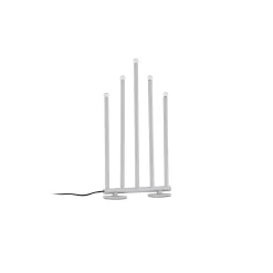 Lampe à Poser Bougeoir "Bjornfjallet" 40cm Argent