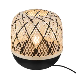 Lampe à poser Brackley noir ⌀25 x H.26cm E27 15W IP20 GoodHome