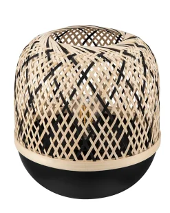 Lampe à poser Brackley noir ⌀25 x H.26cm E27 15W IP20 GoodHome