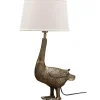 Lampe à poser Colvert dorée 34x14x41cm