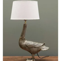 Lampe à poser Colvert dorée 34x14x41cm