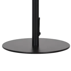 Lampe à poser Conebill lin métal et rotin E27 Ø20 x H.47 cm 25W GoodHome