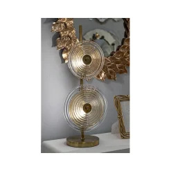 Lampe à Poser Design en Verre "Venice" 63cm Or