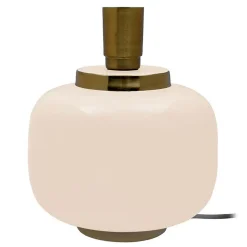 Lampe à Poser Design "Sculpa" 25cm Rose Poudré & Or