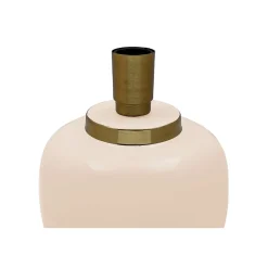 Lampe à Poser Design "Sculpa" 25cm Rose Poudré & Or