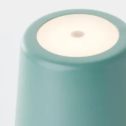 Lampe à poser d'extérieur LED integrée rechargeable USB Kaami vert IP44 2W 310lm Brilliant