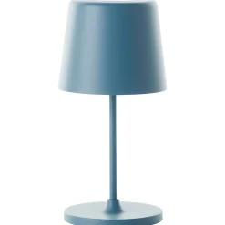 Lampe à poser d'extérieur LED integrée rechargeable USB Kaami bleu IP44 2W 310lm Brilliant