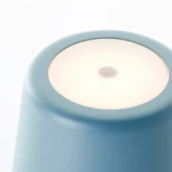 Lampe à poser d'extérieur LED integrée rechargeable USB Kaami bleu IP44 2W 310lm Brilliant