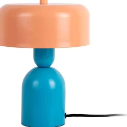 Lampe à poser Double Funky - Bleu, Orange