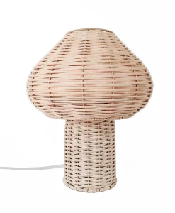 Lampe à poser en bambou H.28cm E27 40W Seynave