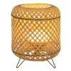 Lampe à poser en bambou sans fil Rodas IP54 900lm l.37 x H.27 cm