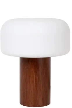 Lampe à poser en bois Ø22 x H.28 cm E27 40W Lucide
