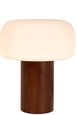 Lampe à poser en bois Ø22 x H.28 cm E27 40W Lucide