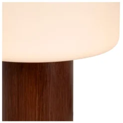 Lampe à poser en bois Ø22 x H.28 cm E27 40W Lucide