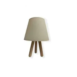 Lampe à poser en bois Ankara - Beige