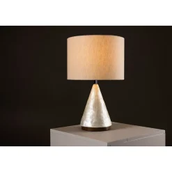 Lampe à Poser en Capiz 