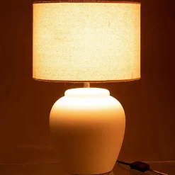 Lampe à Poser en Céramique "Méli" 48cm Blanc
