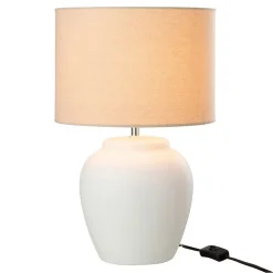 Lampe à Poser en Céramique "Méli" 48cm Blanc