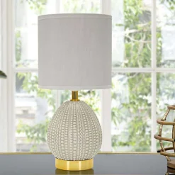 Lampe à poser en céramique et métal Flavi 15x30.5 cm