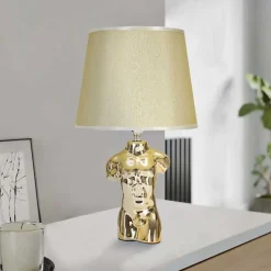 Lampe à poser en céramique Buste glam Buste homme