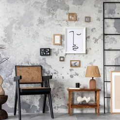 Lampe à poser en céramique terracotta et raffia H.31,5cm E27 40W Seynave, Alezio