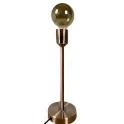 Lampe à poser en métal brossé et cuivré rose gold - DAIR 2314