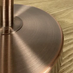 Lampe à poser en métal brossé et cuivré rose gold - DAIR 2314