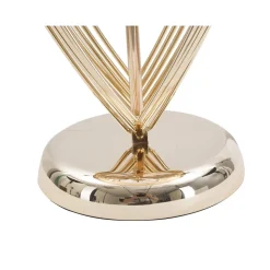 Lampe à Poser en Métal "Maxt" 53cm Or & Noir