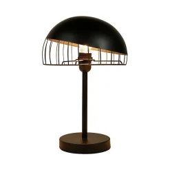 Lampe à poser en métal noir Colisée Ostaria