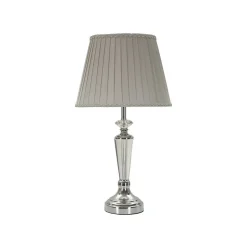 Lampe à Poser en Métal "Tolly" 56cm Argent