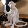 Lampe à poser en polyrésine Monkey 33x33x32 cm