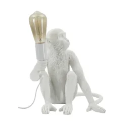 Lampe à poser en polyrésine Monkey 33x33x32 cm