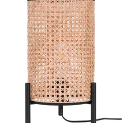 Lampe à poser en rotin E27 Ø20 x H.37cm 25W GoodHome Tonkin
