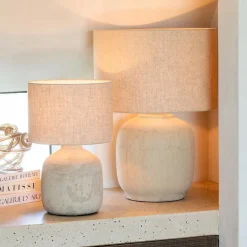 Lampe à Poser en Terre Cuite 