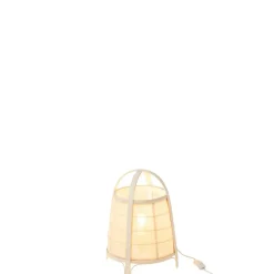 Lampe à poser en tissu noir 26x26x35 cm