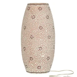 Lampe à Poser en Verre "Bram" 42cm Rouge