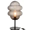 Lampe à Poser en Verre "Cuillere Miel" 52cm Gris
