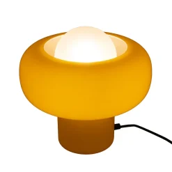 Lampe à poser en verre jaune H.25 cm G9 5 W Jumell Boli