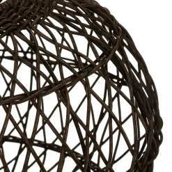 Lampe à poser extérieur solaire Atmosphera IP44 2700W H.32 cm marron