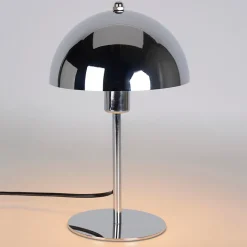 Lampe à poser Icone E14 IP20 15W ∅18,5 x H.30cm Corep argent