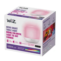 Lampe à poser intelligente LED intégrée RGB Wiz 620lm 9W