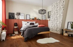 Lampe à poser Kasungu E27 IP20 Ø24 x H.30 cm GoodHome noir