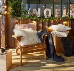 Lampe à poser Kasungu E27 IP20 ø24 x h.30 cm GoodHome coloris naturel