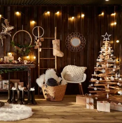 Lampe à poser Kasungu E27 IP20 ø24 x h.30 cm GoodHome coloris naturel