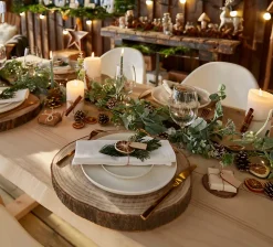 Lampe à poser Kasungu E27 IP20 ø24 x h.30 cm GoodHome coloris naturel