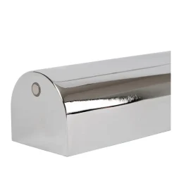 Lampe à poser LED dimmable Madison tube aluminium chromé IP20 250lm H.33cm Lucide