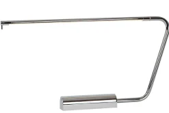 Lampe à poser LED dimmable Madison tube aluminium chromé IP20 250lm H.33cm Lucide