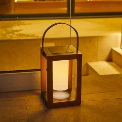 Lampe à poser LED solaire H.32 cm 40 lm IP44 Lumisky Seraphina