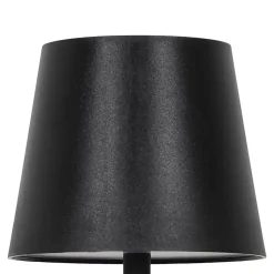 Lampe à poser LED tactile noir IP44 Ø11 x H.36 cm 5W GoodHome Quelea