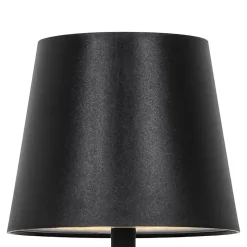 Lampe à poser LED tactile noir IP44 Ø11 x H.36 cm 5W GoodHome Quelea
